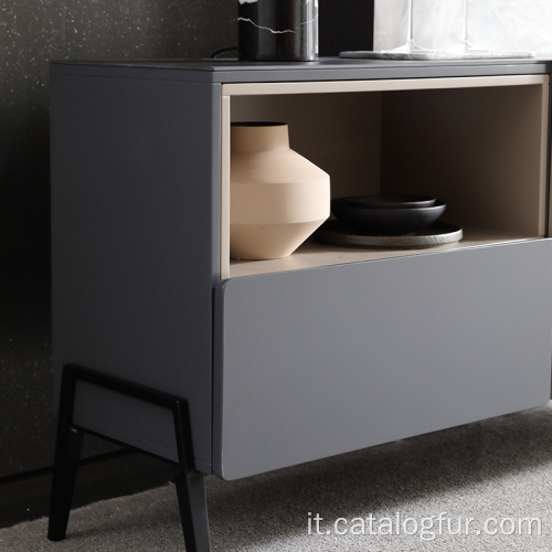 Credenza nordica in legno per buffet credenza di lusso